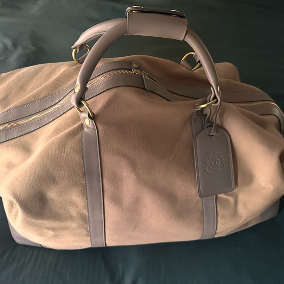 Ghurka Cavalier III (98) canvas w/fog grey leather trim - Picture 2 of 10